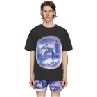 Han Kjobenhavn Black Swim With Dolphins T-Shirt