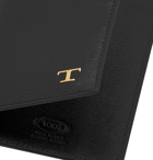 Tod's - Textured-Leather Passport Holder - Black