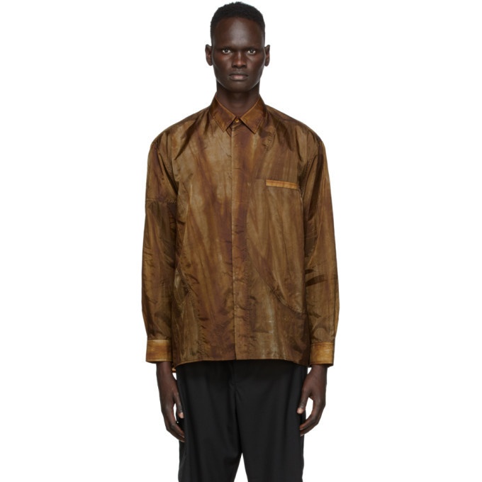 Photo: A-COLD-WALL* Brown Translucent Long Sleeve Shirt