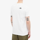 The North Face Men's Raglan Redbox T-Shirt in White