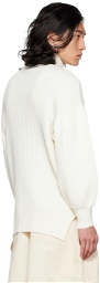 Simone Rocha SSENSE Exclusive Off-White Sweater