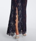 Rabanne Lace high neck maxi dress