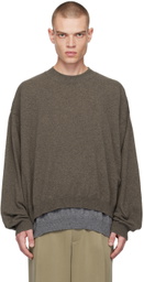 Magliano Brown Layered Sweater