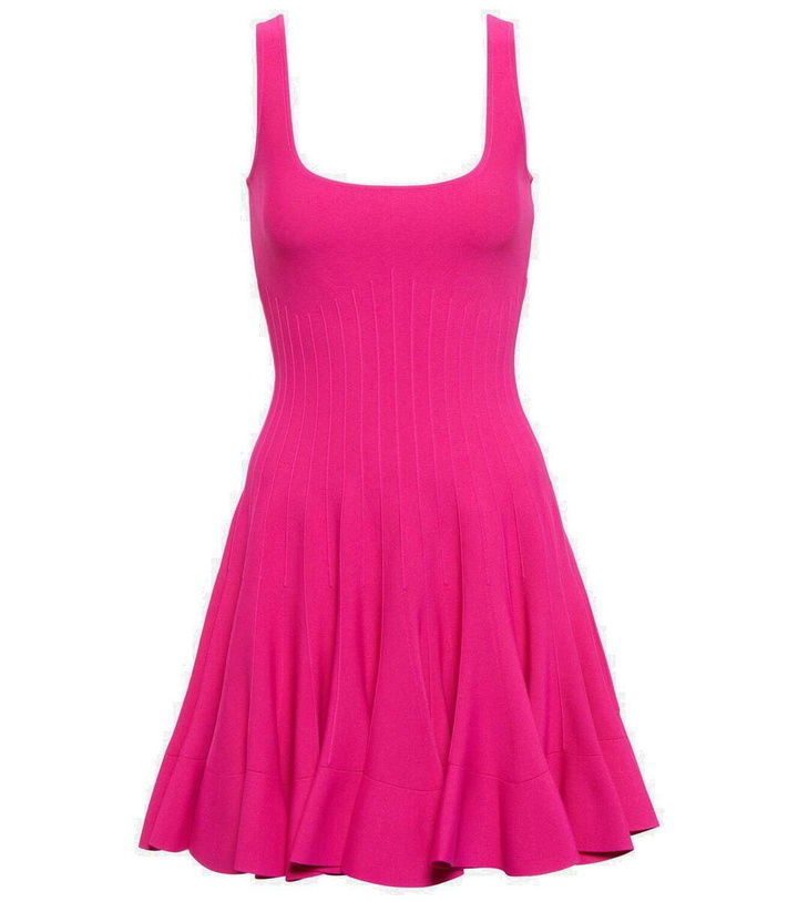 Photo: Alexander McQueen Sleeveless knit minidress