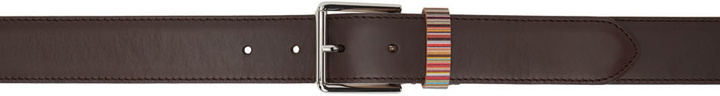 Photo: Paul Smith Brown 'Signature Stripe' Keeper Belt