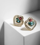 Marina B Popillia 18kt gold earrings with gemstones