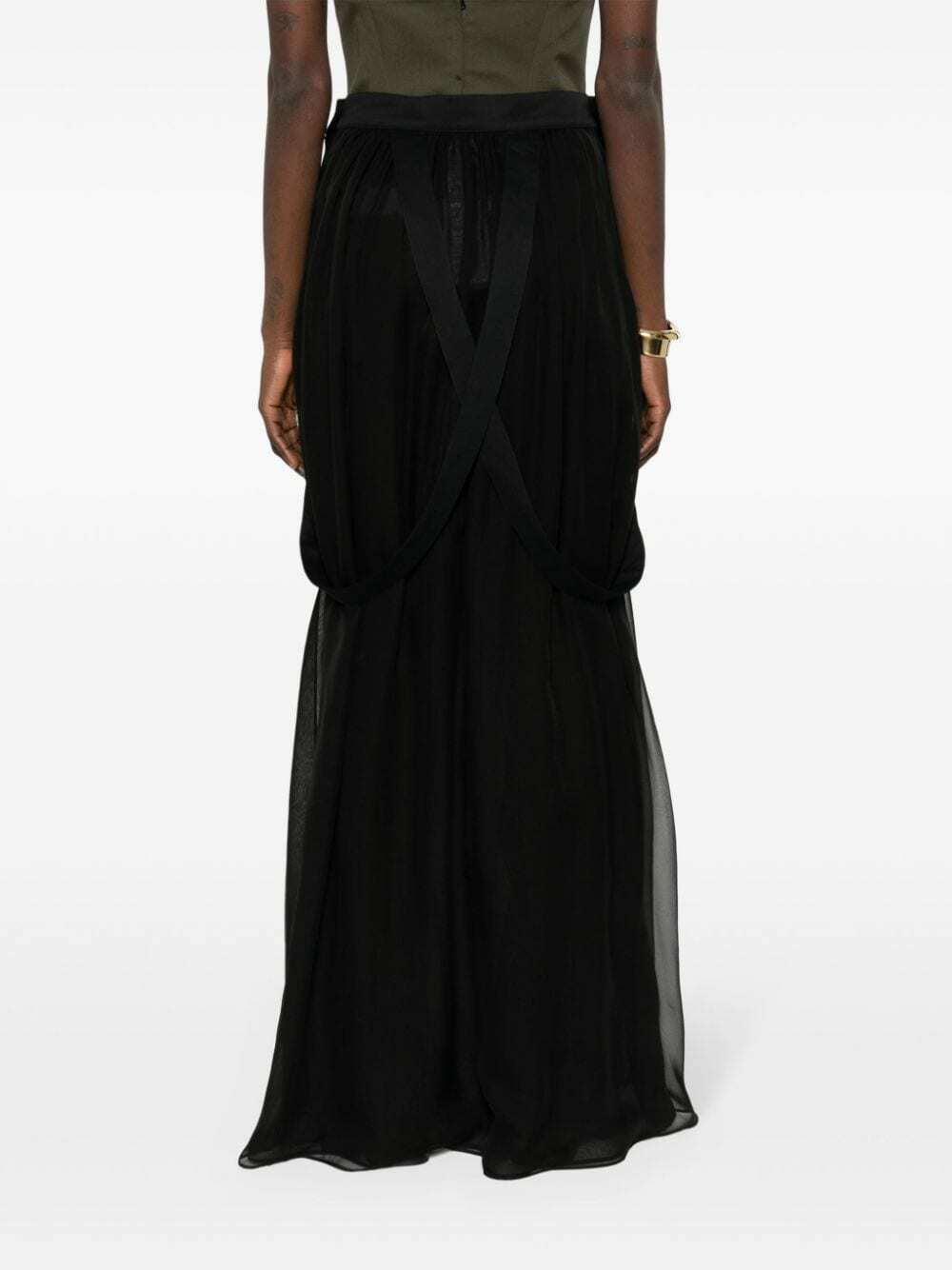 スカート Max Mara Silk Chiffon Long Skirt MAX MARA - Silk Chiffon Long Skirt Max Mara