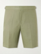 Orlebar Brown - Straight-Leg Cotton Shorts - Green