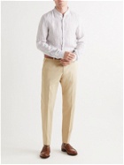 HUGO BOSS - Bardon Slim-Fit Twill Drawstring Suit Trousers - Neutrals