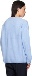 ATON Blue Crewneck Sweater