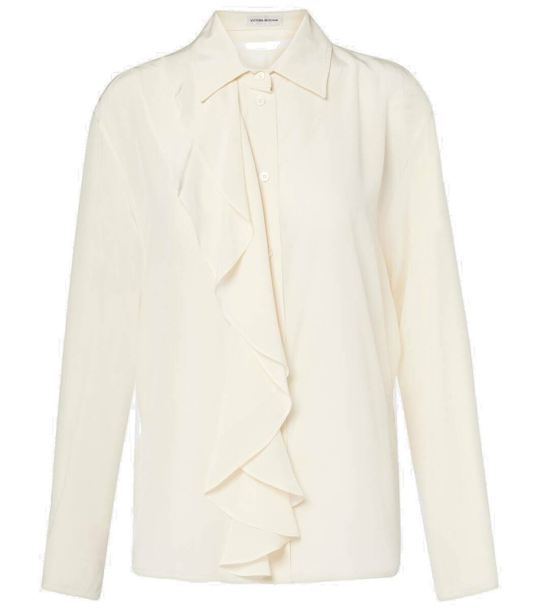 VICTORIA BECKHAM ROMANTIC BLOUSE VANILLA
