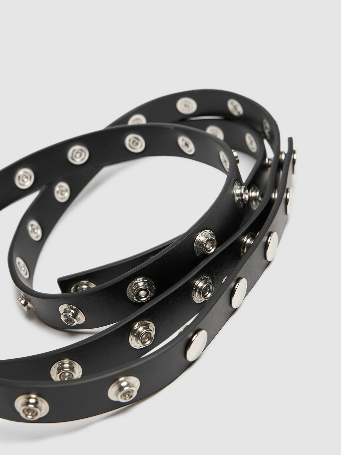 ベルト THE ATTICO Woman Belt Grey 247WKE23L070 002 THE ATTICO Long Belt in Black | FWRD