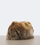 Loewe Flamenco Medium shearling pouch