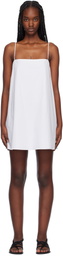 Matteau White Square Cami Minidress