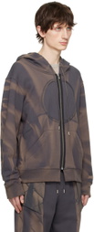 JiyongKim Gray Sun-Bleached Hoodie