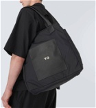 Y-3 Lux leather-trimmed tote bag