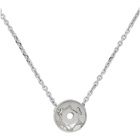 Avgvst Jewelry Silver Sequin Pendant Necklace