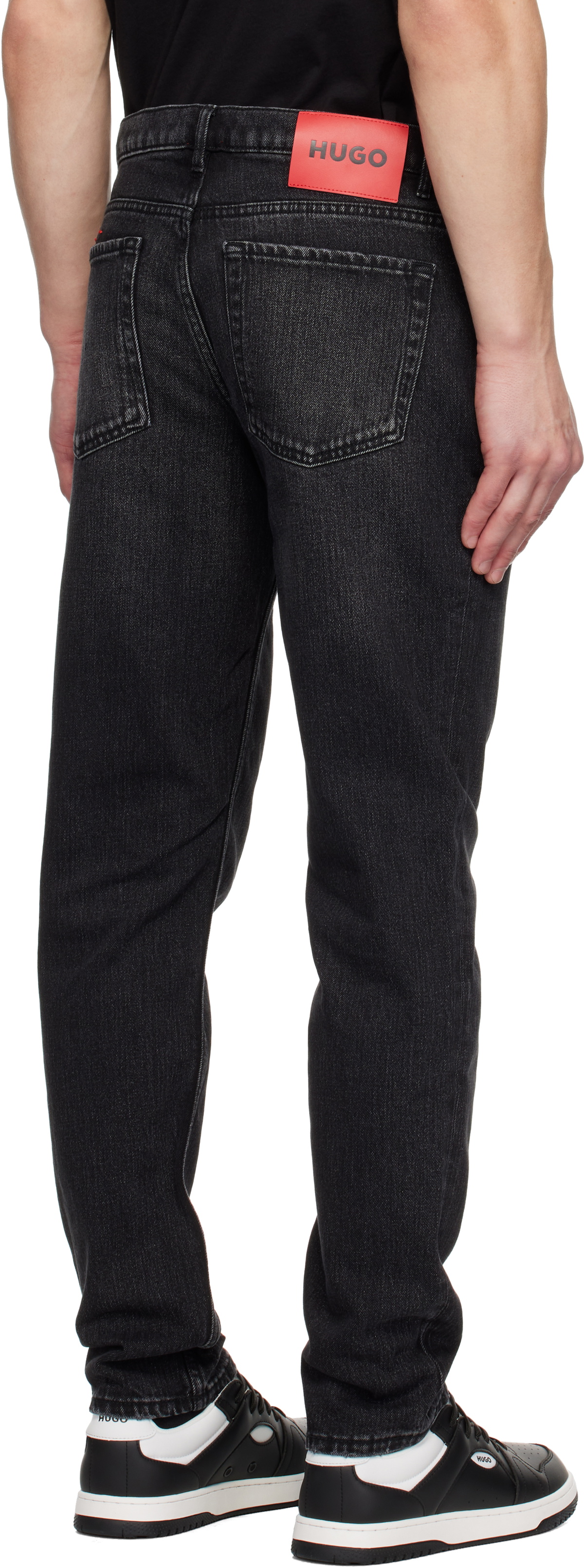 Hugo Black Tapered Jeans