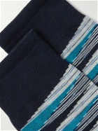 Missoni - Striped Cotton-Blend Socks - Blue