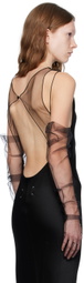 Maison Margiela Black Sheer Gloves