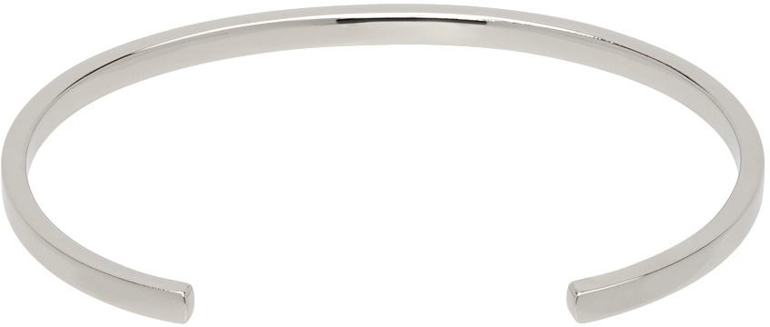 ブレスレット MM6 MAISON MARGIELA NUMERIC LOGO BRACELET MM6 Maison Margiela Numeric Engraved Cuff Bracelet | Silver