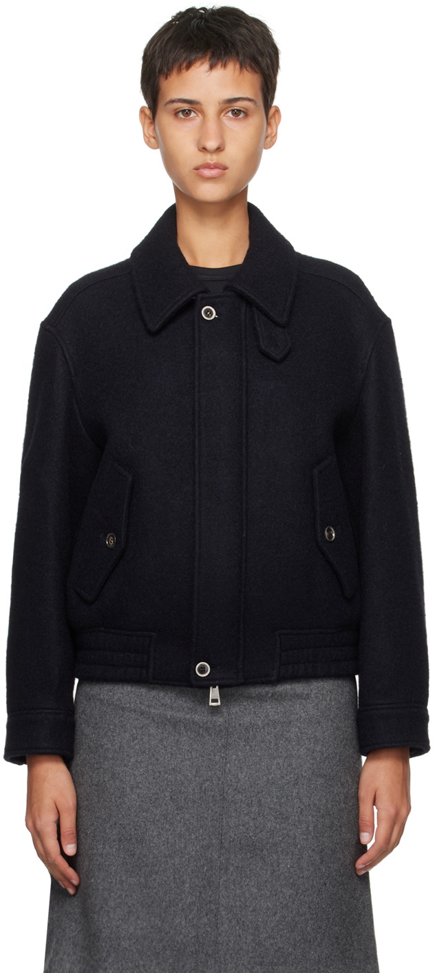 Dunst Navy Textured Jacket