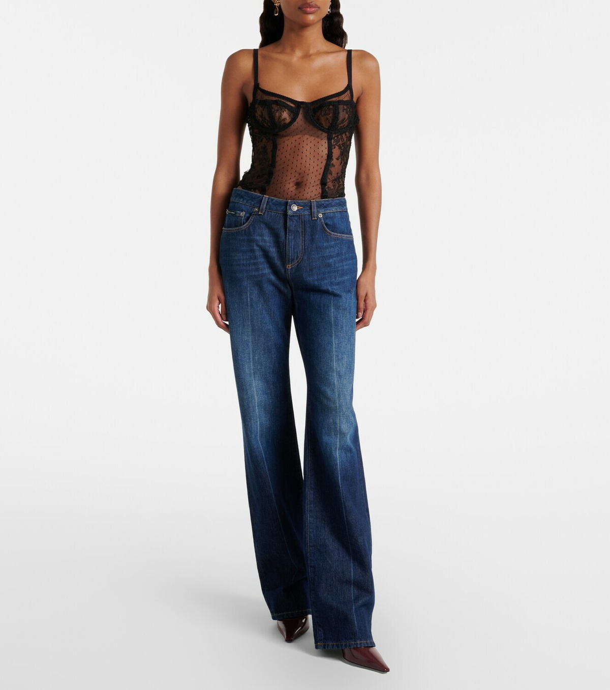 Dolce&Gabbana Mid-rise flared jeans