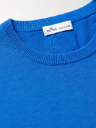 Peter Millar - Striped Pima Cotton and Merino Wool-Blend Sweater - Blue