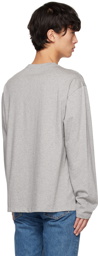 A.P.C. Gray Frankie Long Sleeve T-Shirt