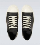 Rick Owens Low-top leather sneakers