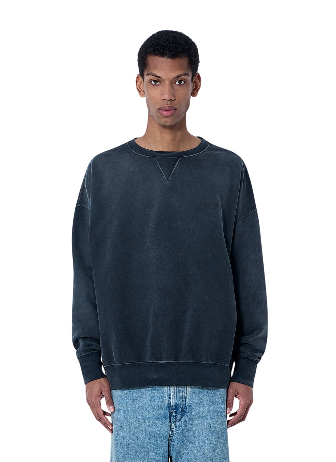 Maison Margiela Navy Crewneck T-Shirt Maison Margiela