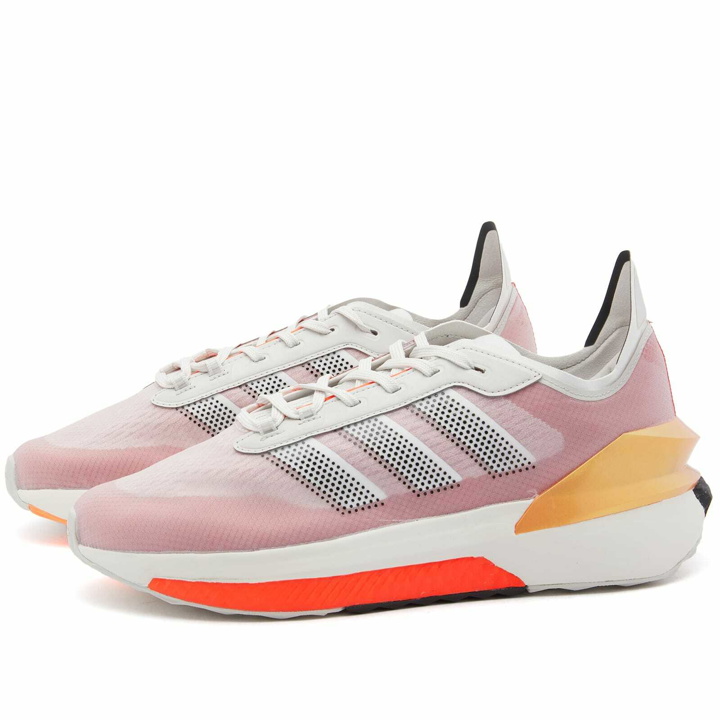 Photo: Adidas Men's Avery Sneakers in Grey/White/Solar Red