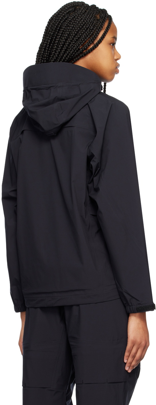 Snow Peak Black 3 Layer Rain Jacket Snow Peak