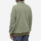 Battenwear Men's Warm Up Fleece Jacket in Olive