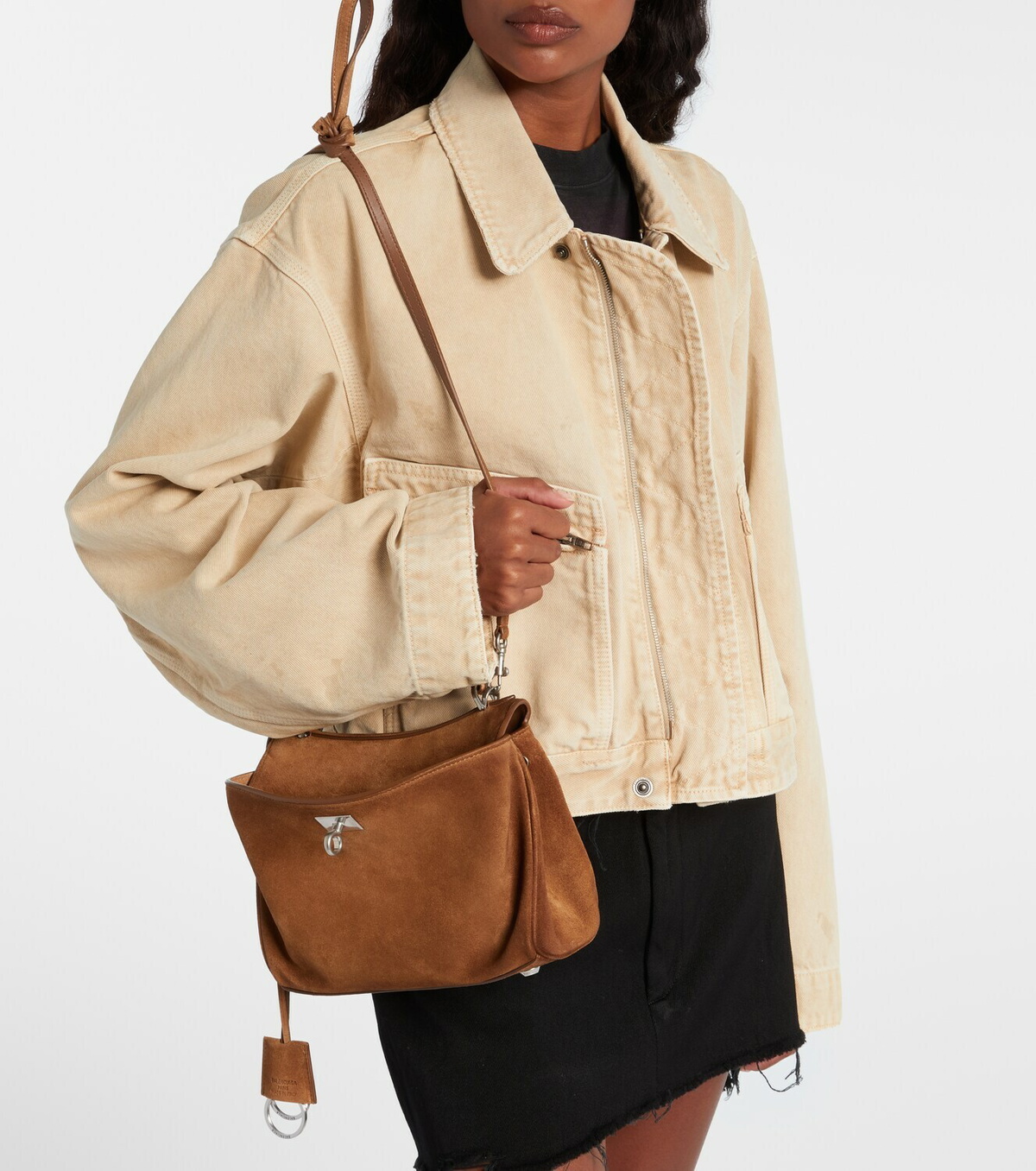 Balenciaga Rodeo Mini suede tote bag Balenciaga