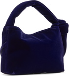 Givenchy Navy Velvet Nano Voyou Bow Detail Bag