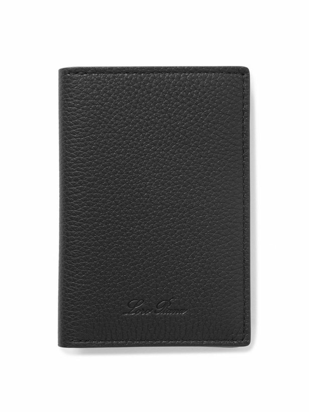 Photo: Loro Piana - Logo-Debossed Full-Grain Leather Bifold Cardholder