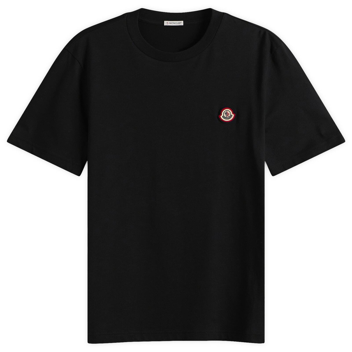 Moncler Men's Cotton Logo T-Shirt in Black