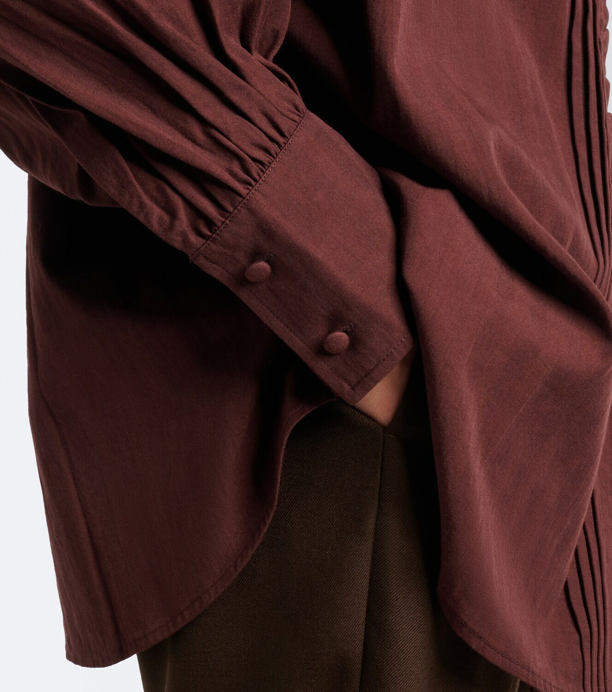 Xu Zhi Ruffled oversized blouse