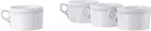 Soho Home White Hillcrest Mug Set, 4 pcs