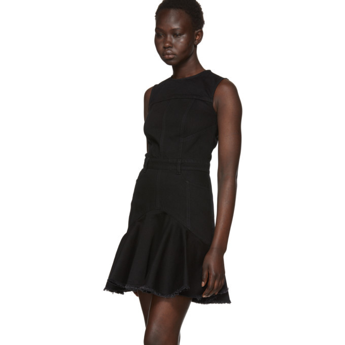 black mini denim dress Arwen Denim Mini Dress Black main image 0