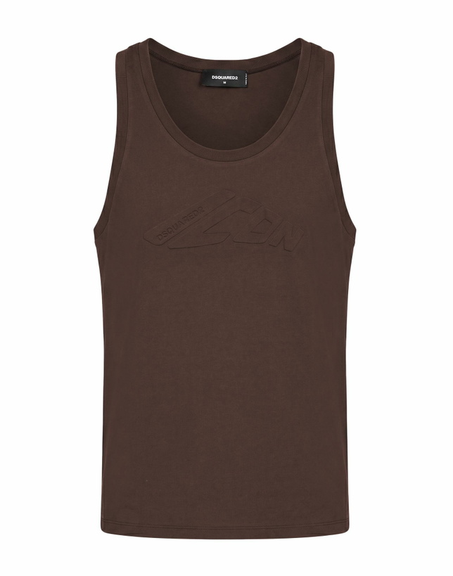 Photo: Dsquared2 Mens Tank top in Brown