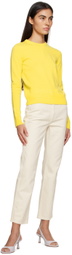 Vince Yellow Classic Sweater