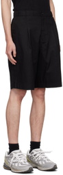 Reigning Champ Black Solotex Linen Pavilion 10 Shorts