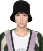 Y's Black Zip Pocket Bucket Hat