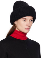LISA YANG Black 'The Beatris' Beanie