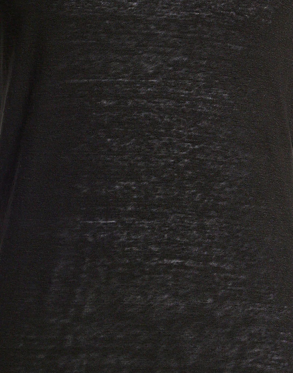 120% Lino Mens T-shirt in Black
