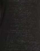 120% Lino Mens T-shirt in Black