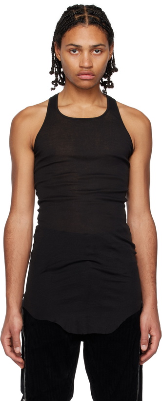 Photo: Rick Owens Black Basic Tank Top