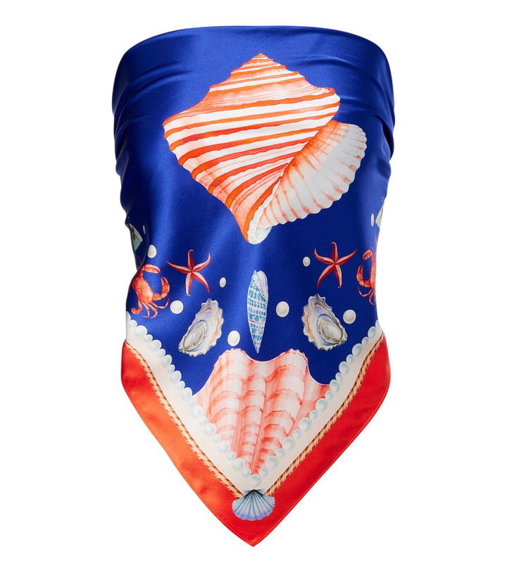Photo: Retrofête Alivia silk bandeau top